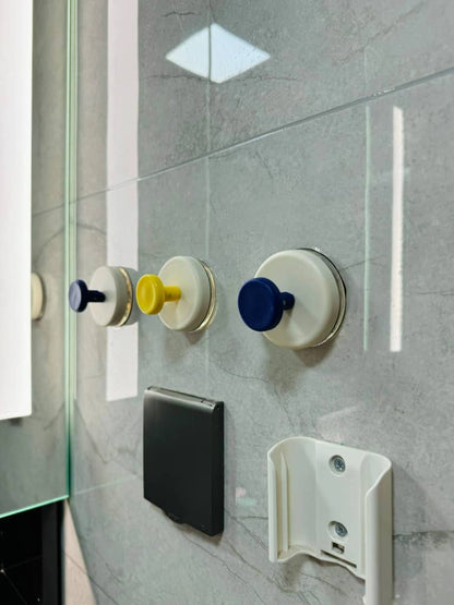 Rotating Vacuum Suction Wall Hook (Pack of 4)